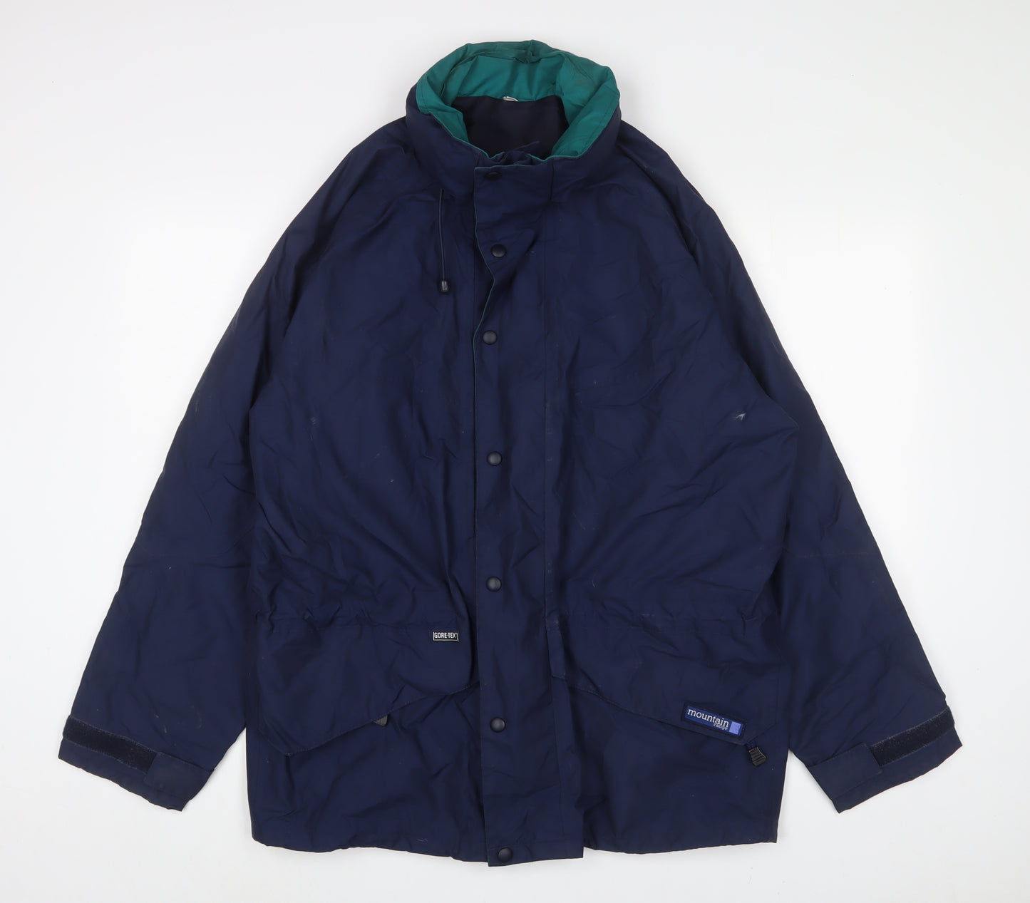 Mountain Range Mens Blue Jacket Coat Size L Zip