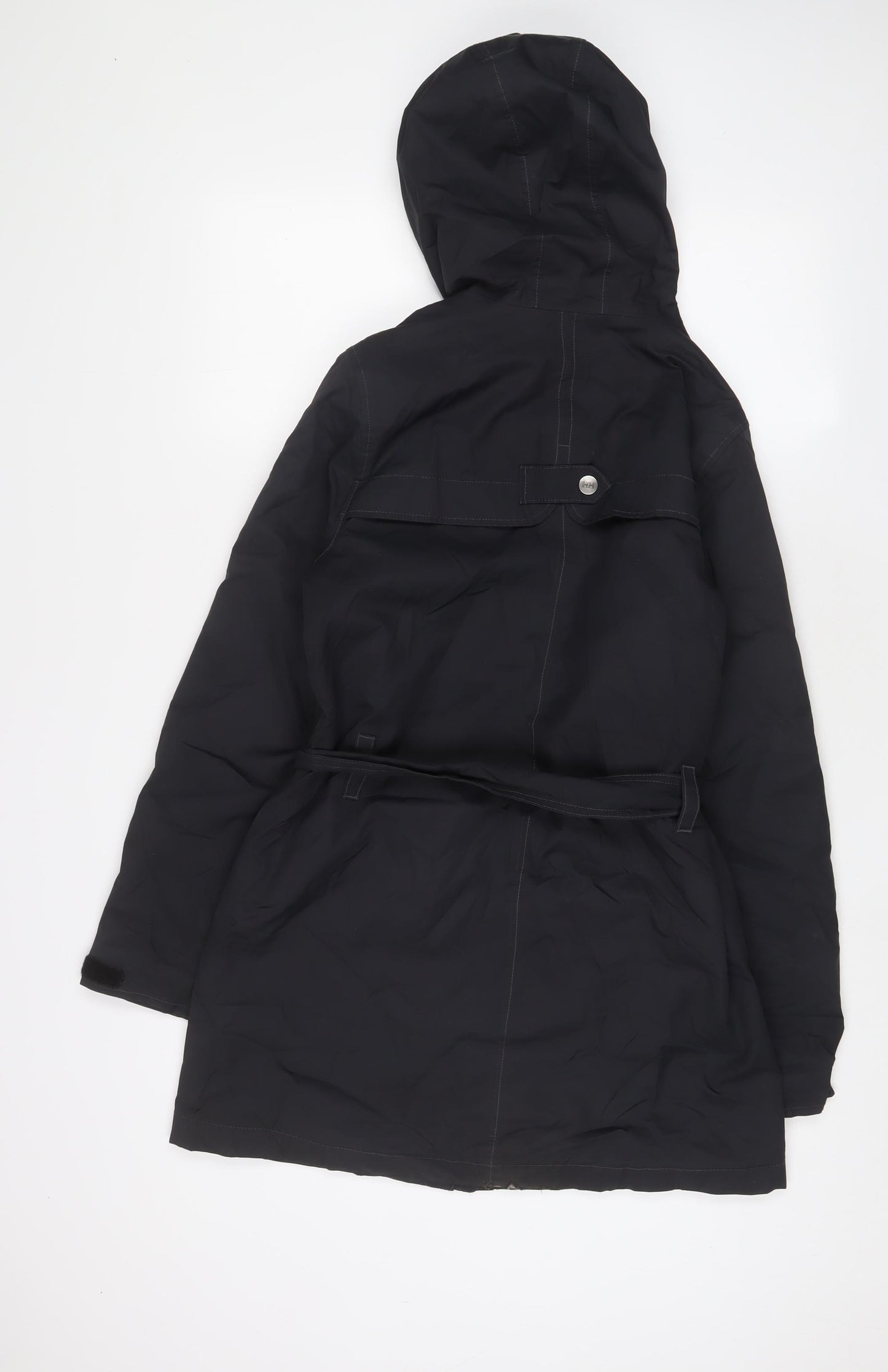 Helly Hansen Womens Black Jacket Size S Zip - Belted