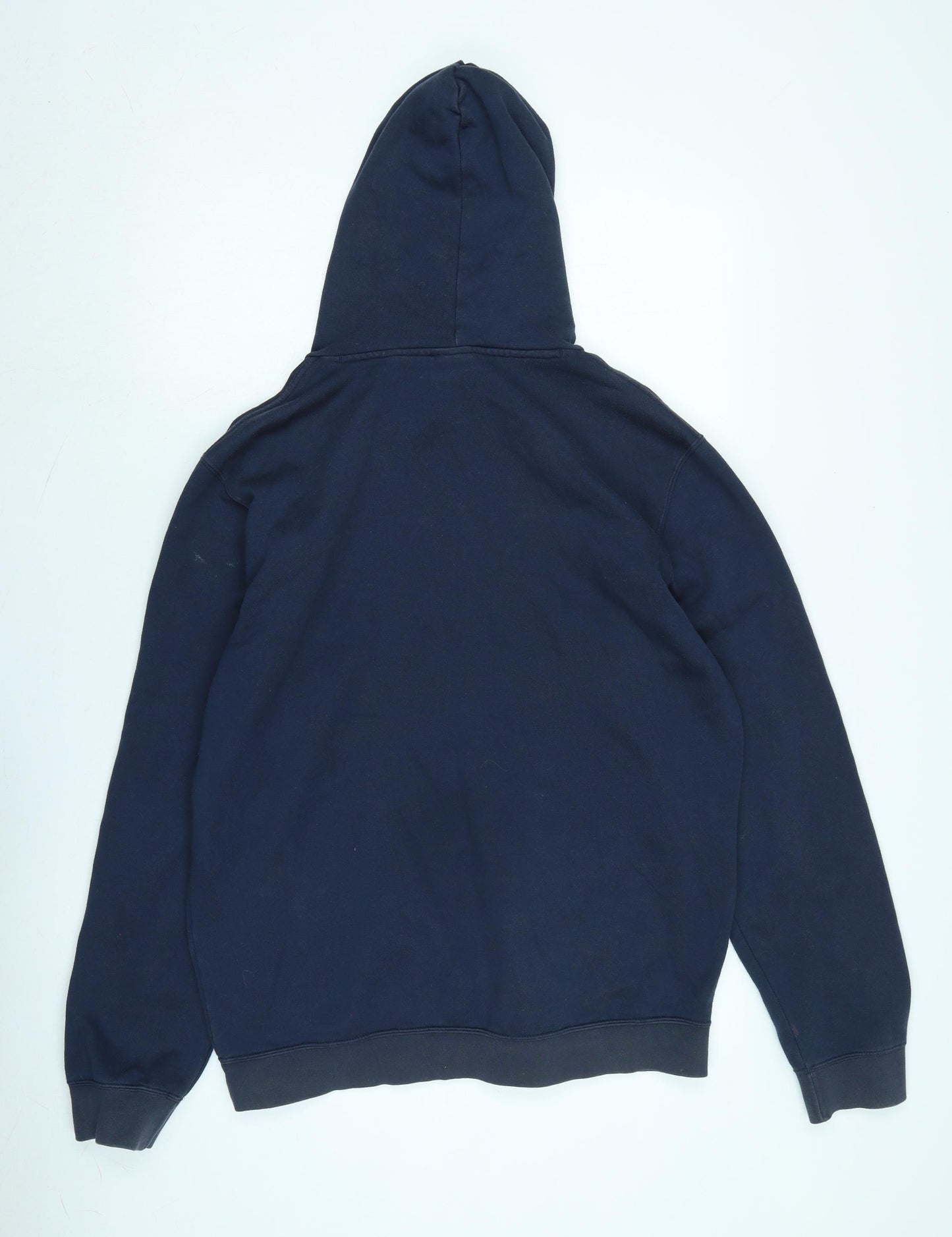 Champion Mens Blue Polyester Pullover Hoodie Size XL - Logo