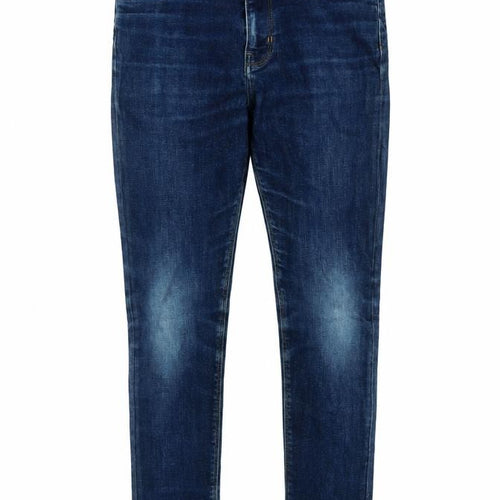 Matalan Girls Blue Cotton Skinny Jeans Size 12 Years L25 in Regular Zip