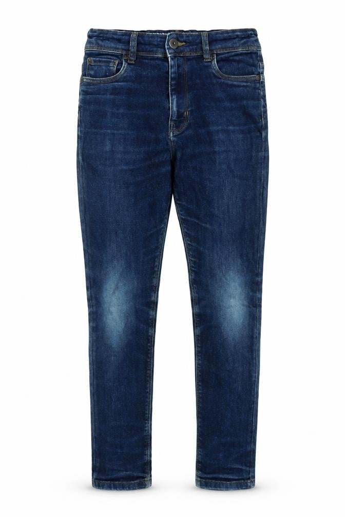 Matalan Girls Blue Cotton Skinny Jeans Size 12 Years L25 in Regular Zip