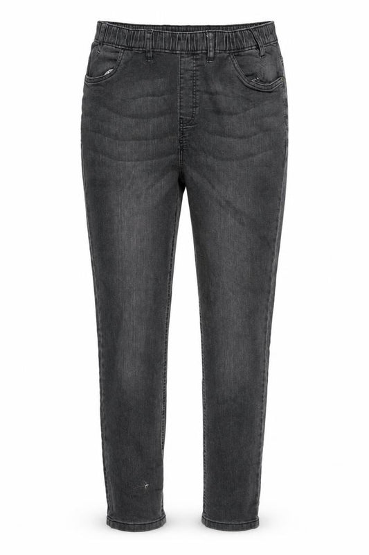 Front view of John Banner women’s blue cotton blend jegging jeans, size UK 36, in, 29-inch leg regular