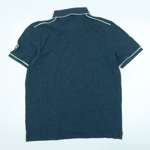 Louis Feraud Mens Blue Cotton Polo Size XL Collared - Logo