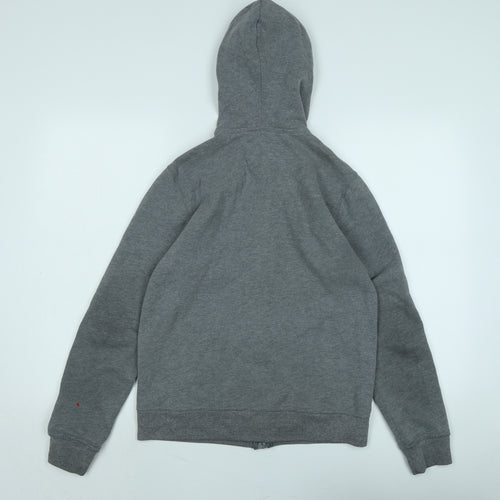 Abercrombie & Fitch Boys Grey Jacket Size 15-16 Years Zip - Logo