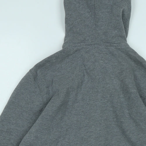 Abercrombie & Fitch Boys Grey Jacket Size 15-16 Years Zip - Logo