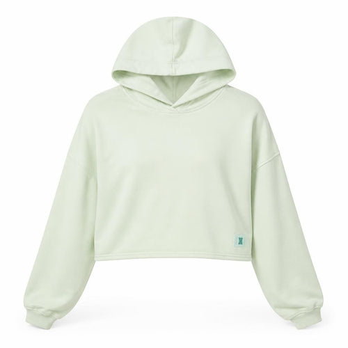 Savage Fenty Womens Green Polyester Pullover Hoodie Size M - Logo