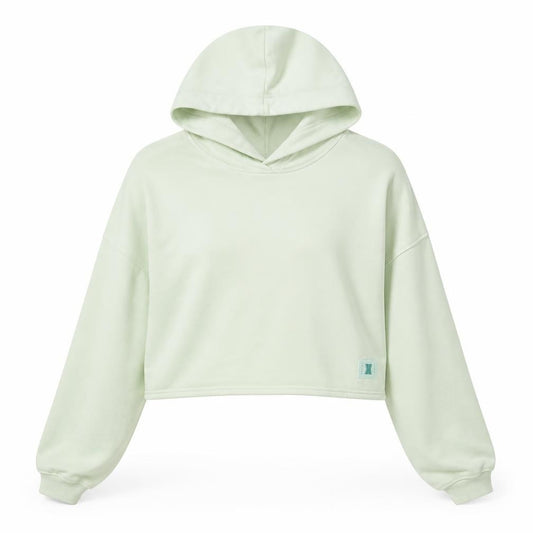 Savage Fenty Womens Green Polyester Pullover Hoodie Size M - Logo