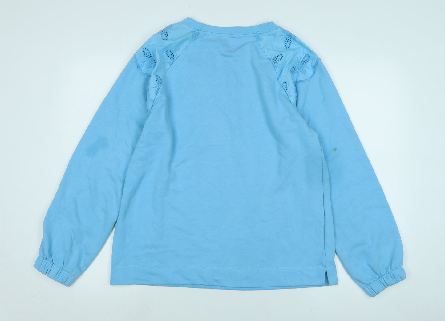 Joules Womens Blue Polyester Pullover Sweatshirt Size 14 - Logo