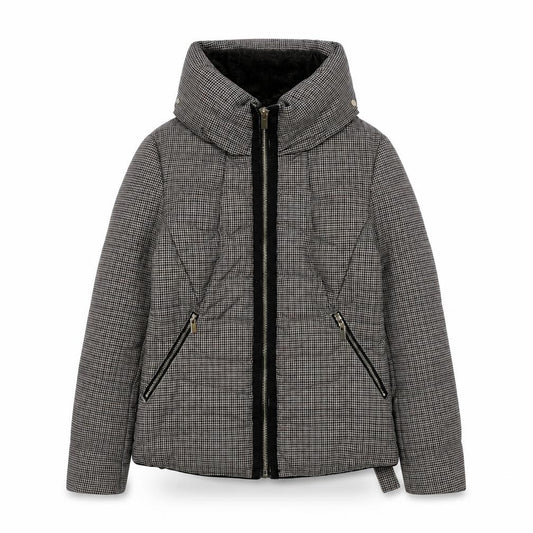 Front view of Next women’s brown jacket, size UK 6, zip