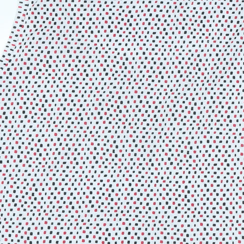 Marks and Spencer Womens White Cotton Basic Tank Size 20 Boat Neck