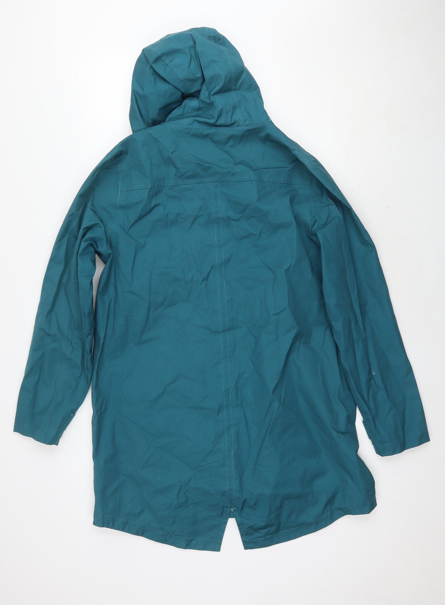 Seasalt Womens Blue Rain Coat Coat Size 12 Zip