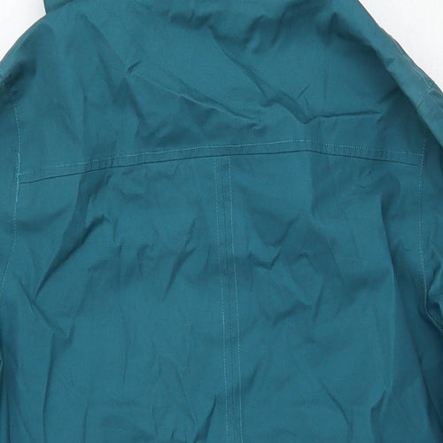 Seasalt Womens Blue Rain Coat Coat Size 12 Zip