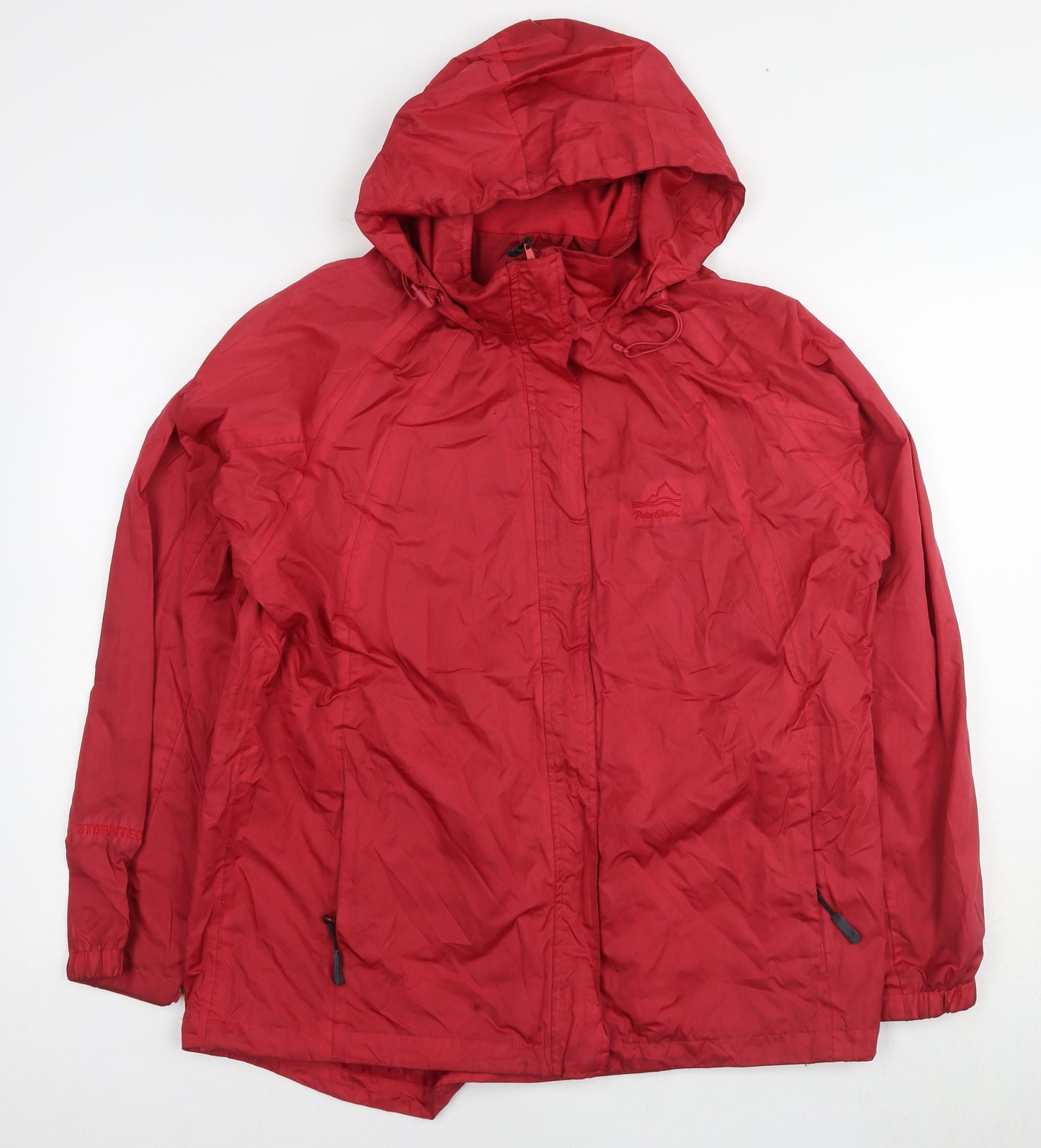 Peter Storm Womens Red Jacket Size 18 Zip