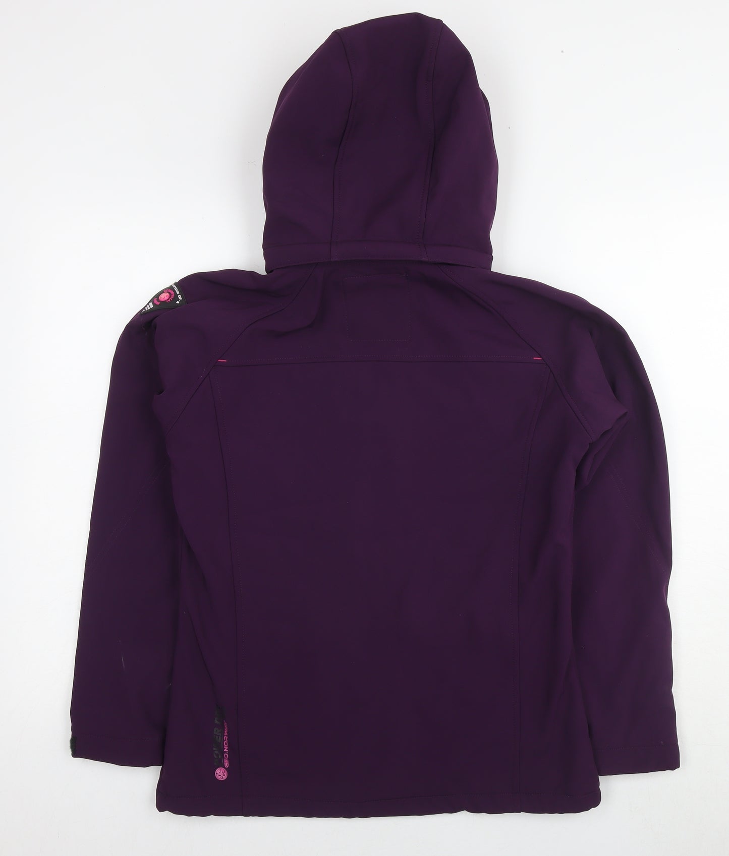 Geographical Norway Womens Purple Jacket Size 12 Zip