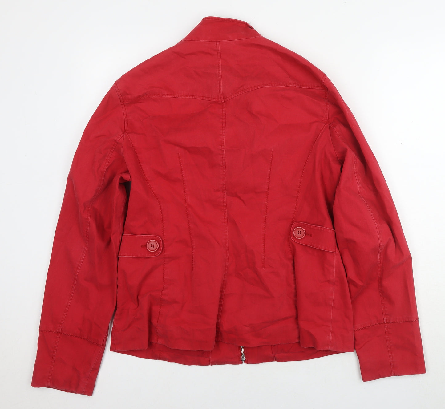 NEXT Womens Red Jacket Size 18 Zip