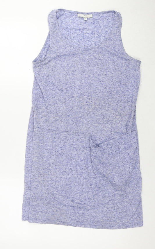 NEXT Womens Blue Polyester Tunic Tank Size 12 Scoop Neck