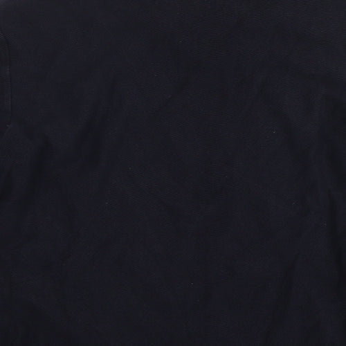 Zara Mens Blue Cotton Pullover Sweatshirt Size L