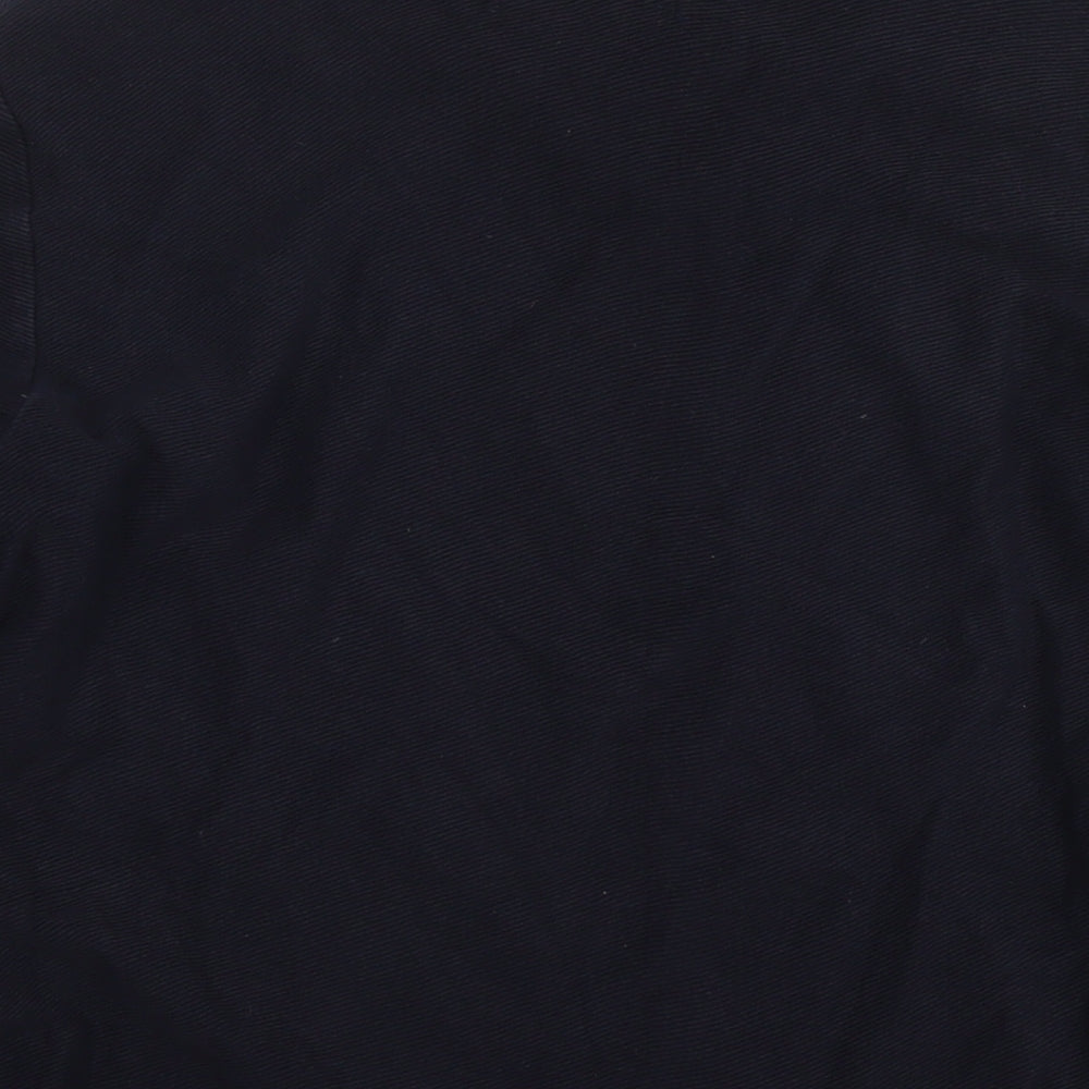 Zara Mens Blue Cotton Pullover Sweatshirt Size L