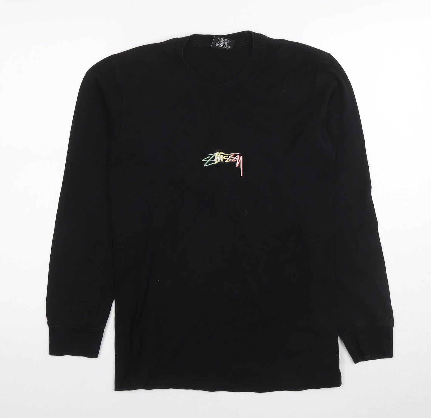 Sansay Womens Black Cotton Pullover Sweatshirt Size S Pullover - Logo