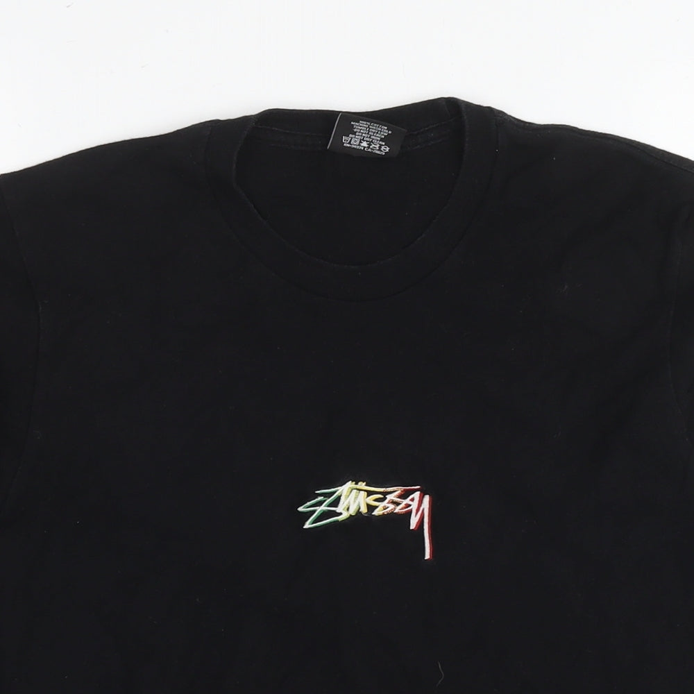 Sansay Womens Black Cotton Pullover Sweatshirt Size S Pullover - Logo