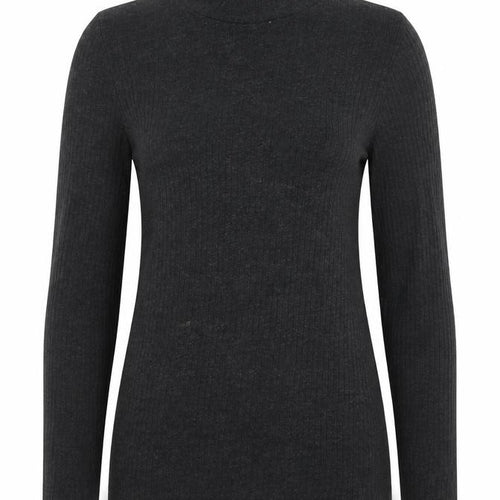 H&M Womens Grey Polyester Jersey T-Shirt Size M Round Neck - Ribbed