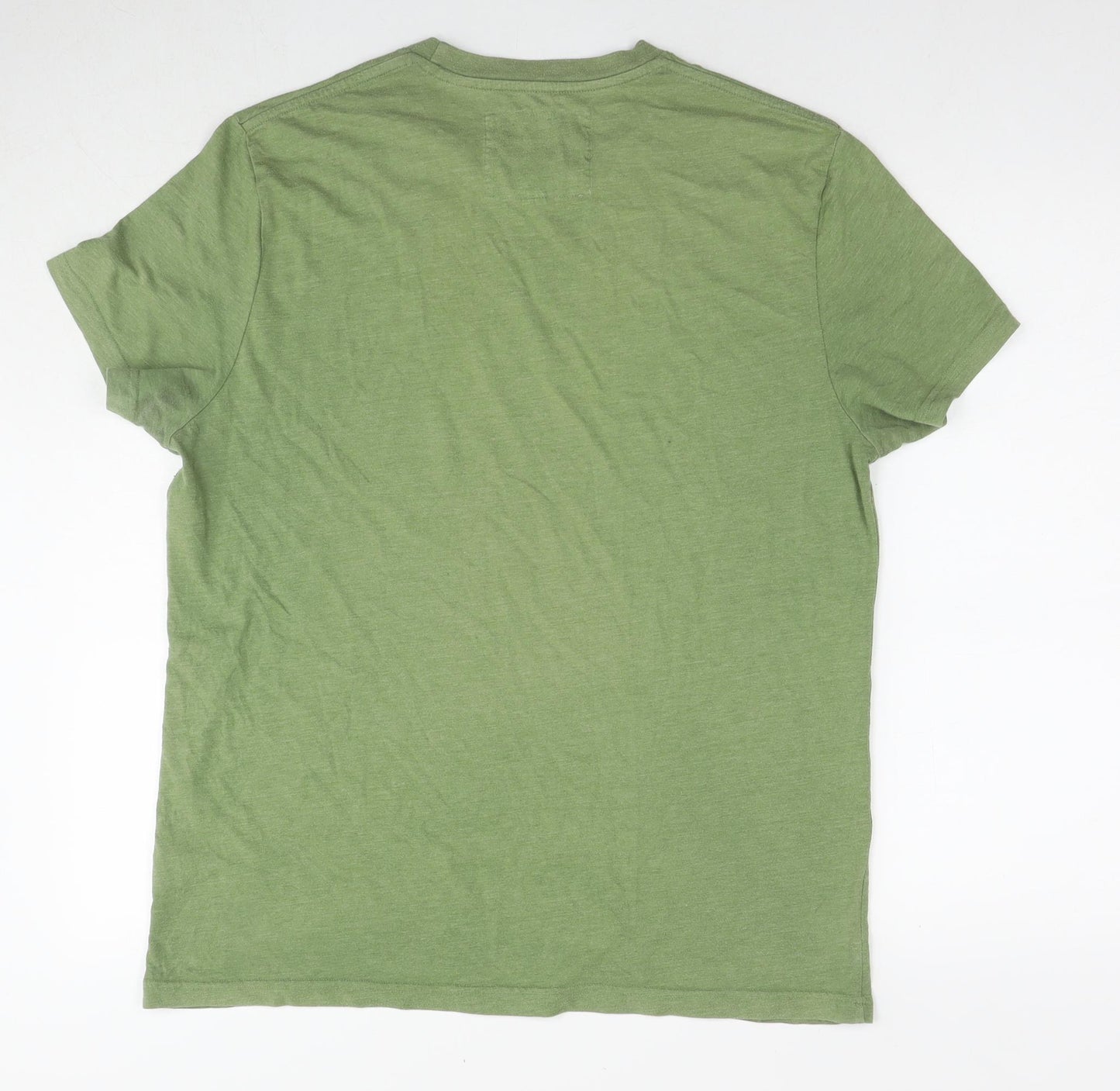 Jack Wills Mens Green Cotton T-Shirt Size L Round Neck - Physical Training