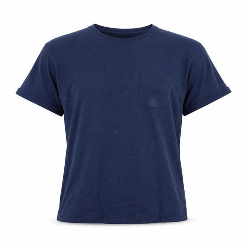 Burton Mens Blue Cotton T-Shirt Size L Round Neck