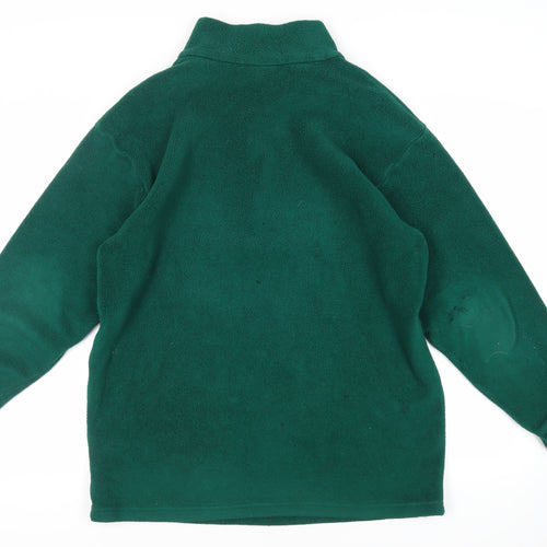 Tokker Mens Green Polyester Pullover Sweatshirt Size S - Polartec