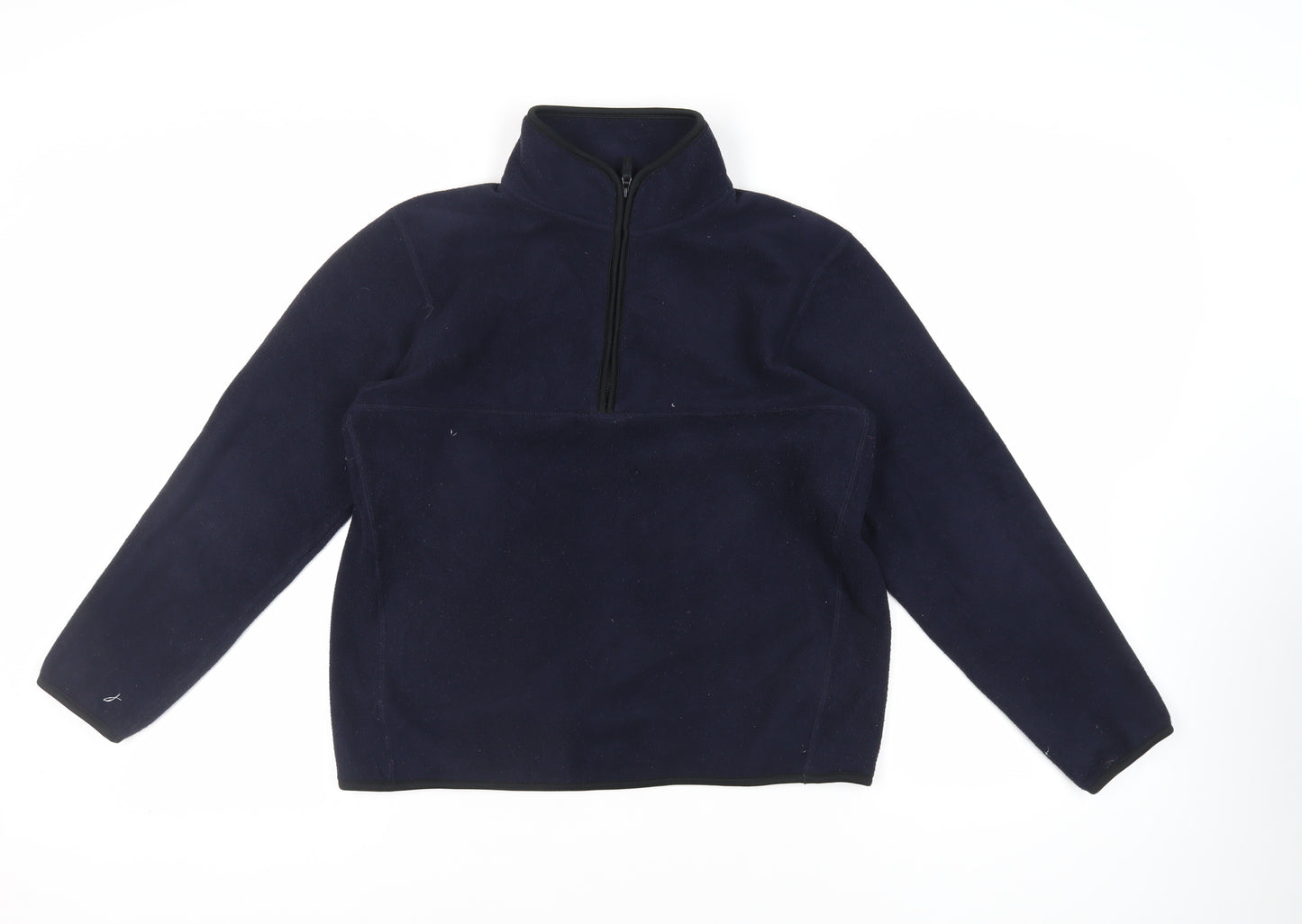 Uniqlo Boys Blue Polyester Pullover Sweatshirt Size 13 Years Zip