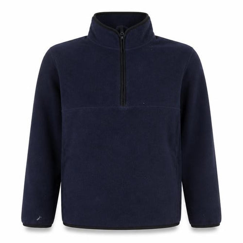 Uniqlo Boys Blue Polyester Pullover Sweatshirt Size 13 Years Zip