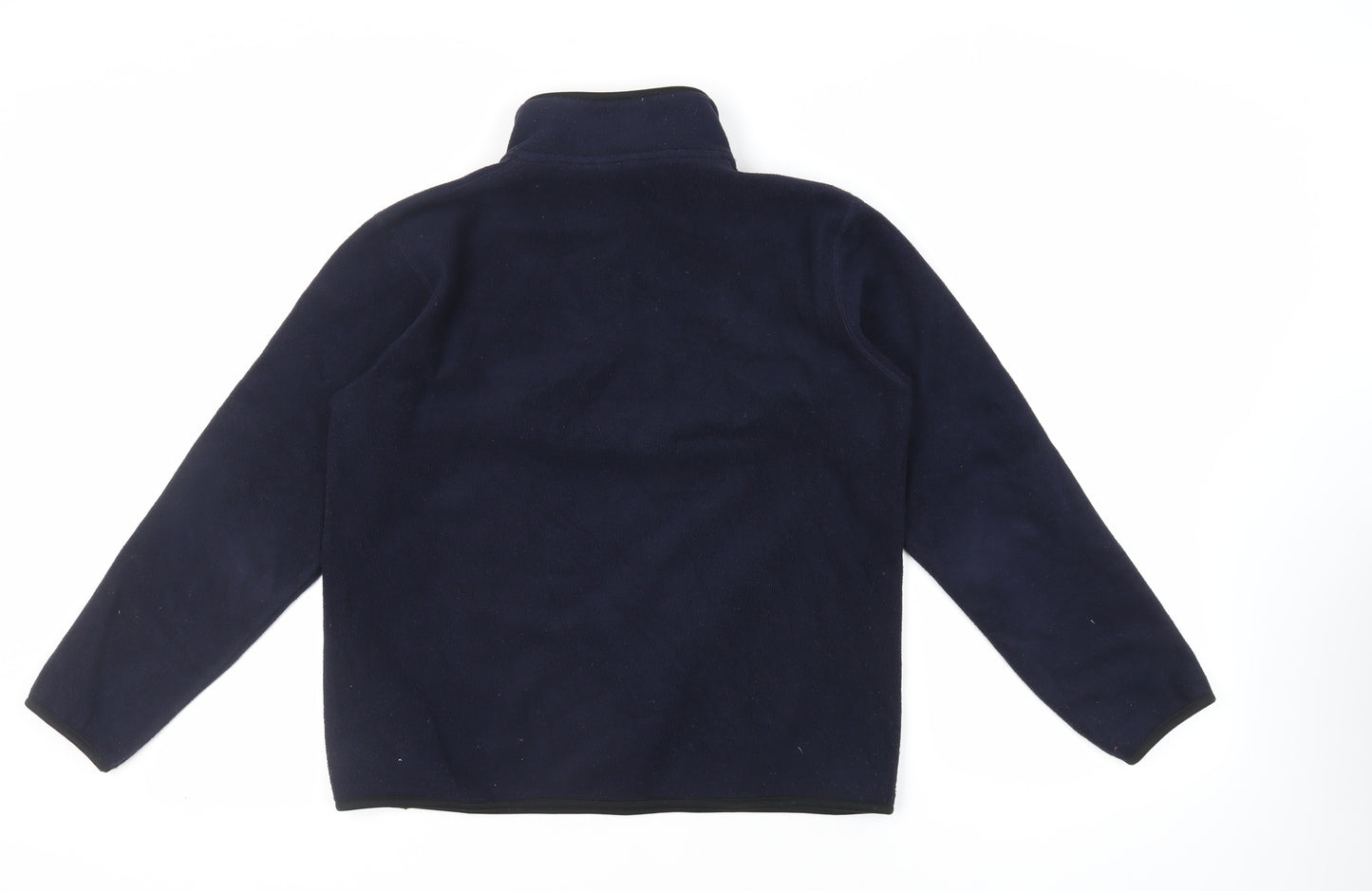 Uniqlo Boys Blue Polyester Pullover Sweatshirt Size 13 Years Zip