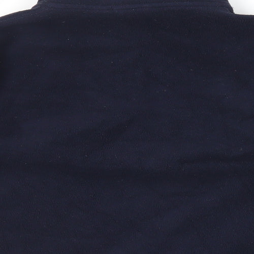 Uniqlo Boys Blue Polyester Pullover Sweatshirt Size 13 Years Zip