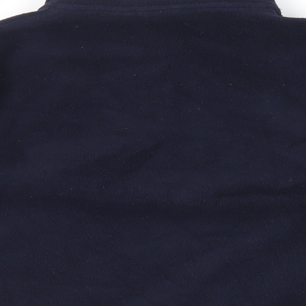 Uniqlo Boys Blue Polyester Pullover Sweatshirt Size 13 Years Zip