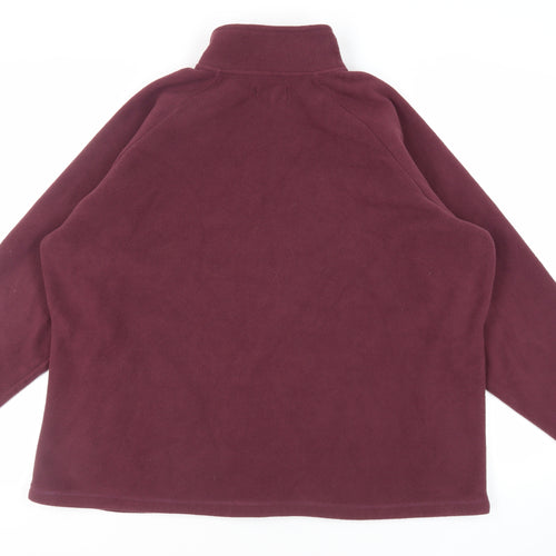 Tayberry Womens Purple Jacket Size 3XL Zip - Zipped Pockets