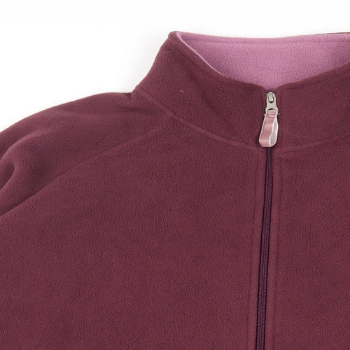 Tayberry Womens Purple Jacket Size 3XL Zip - Zipped Pockets
