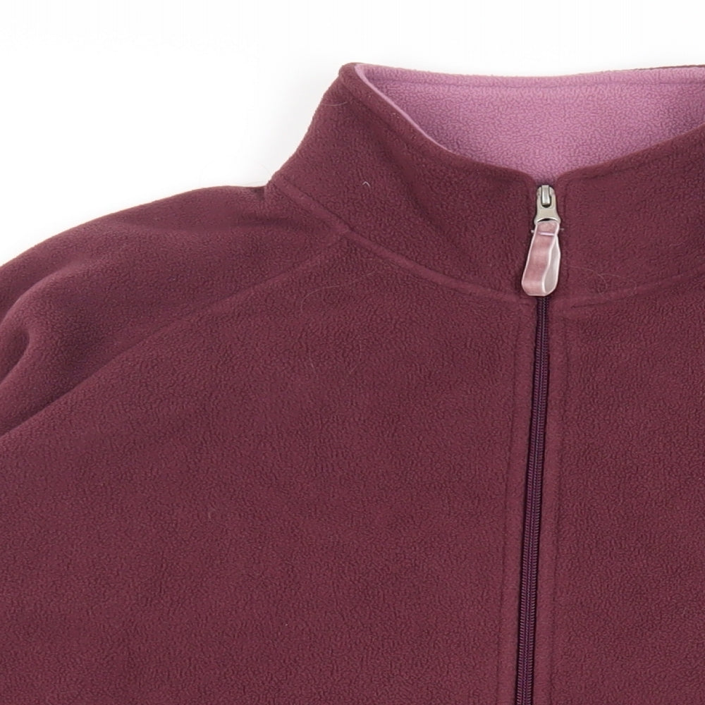Tayberry Womens Purple Jacket Size 3XL Zip - Zipped Pockets