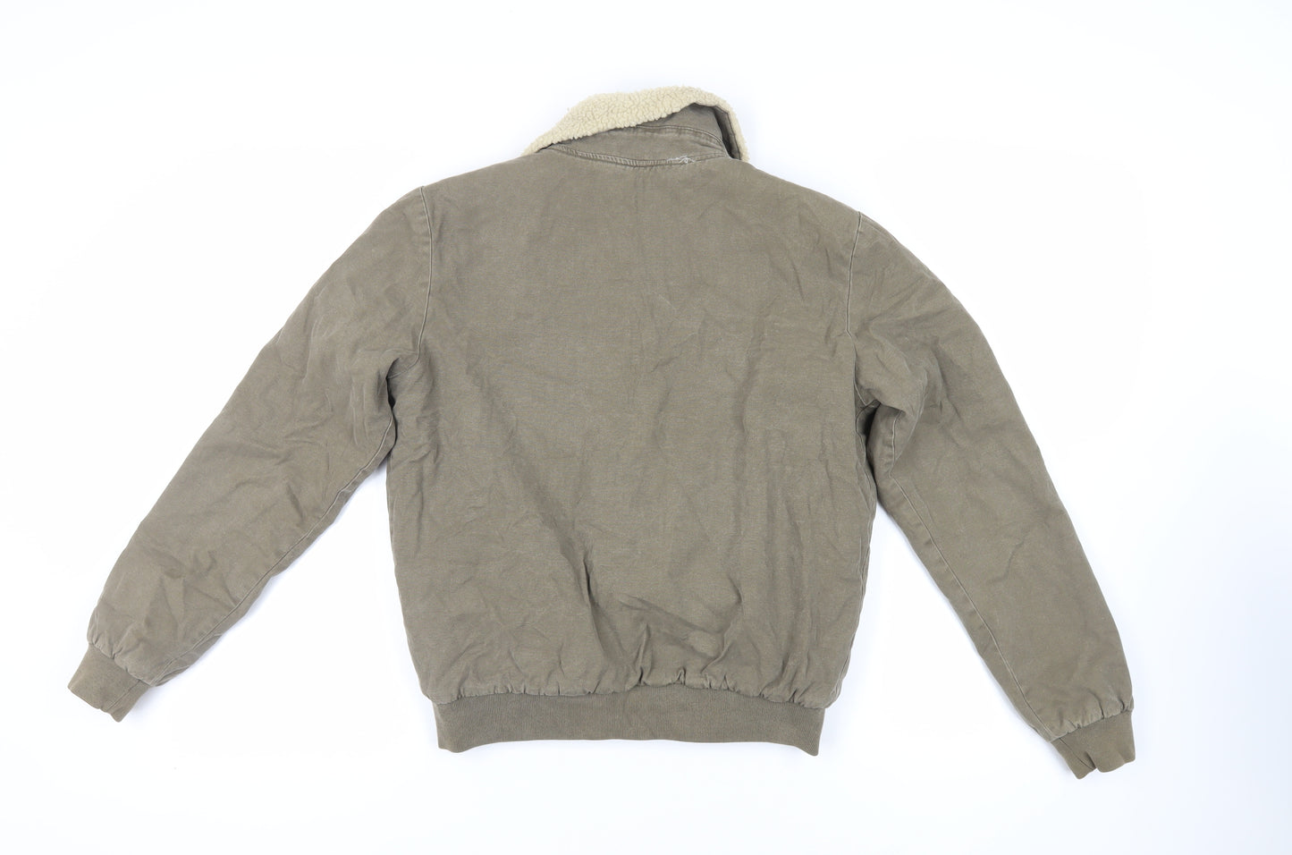 Brandy Melville Womens Brown Bomber Jacket Jacket One Size - Fluffy Lining