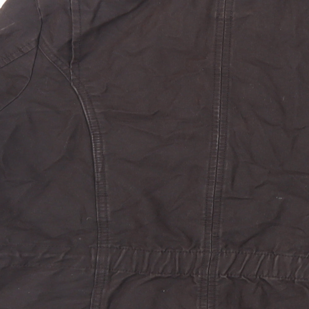 H&M Womens Brown Jacket Size 8 Zip