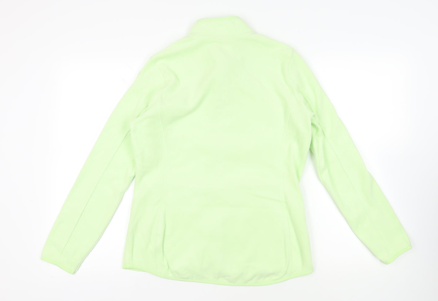 Marks and Spencer Womens Green Jacket Size 12 Zip - Zipped Pockets