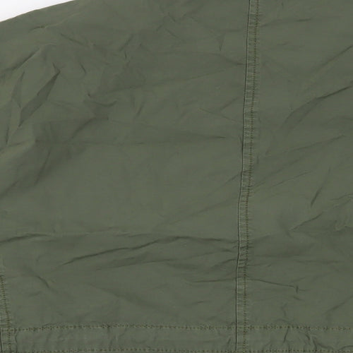 Marks and Spencer Womens Green Jacket Size 14 Zip - Lightweight