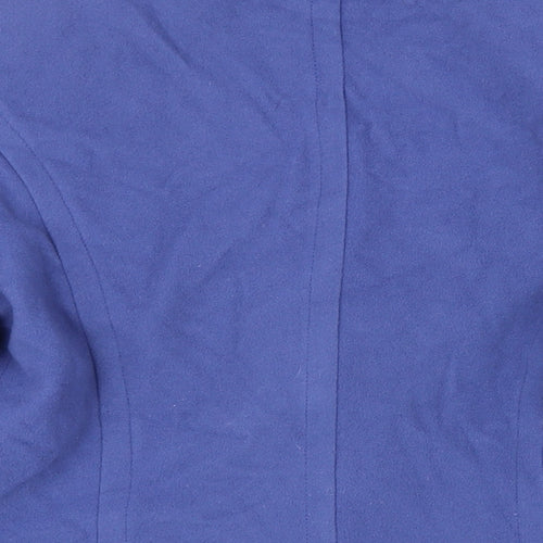 Country Cassics Womens Blue Jacket Blazer Size 10 Button