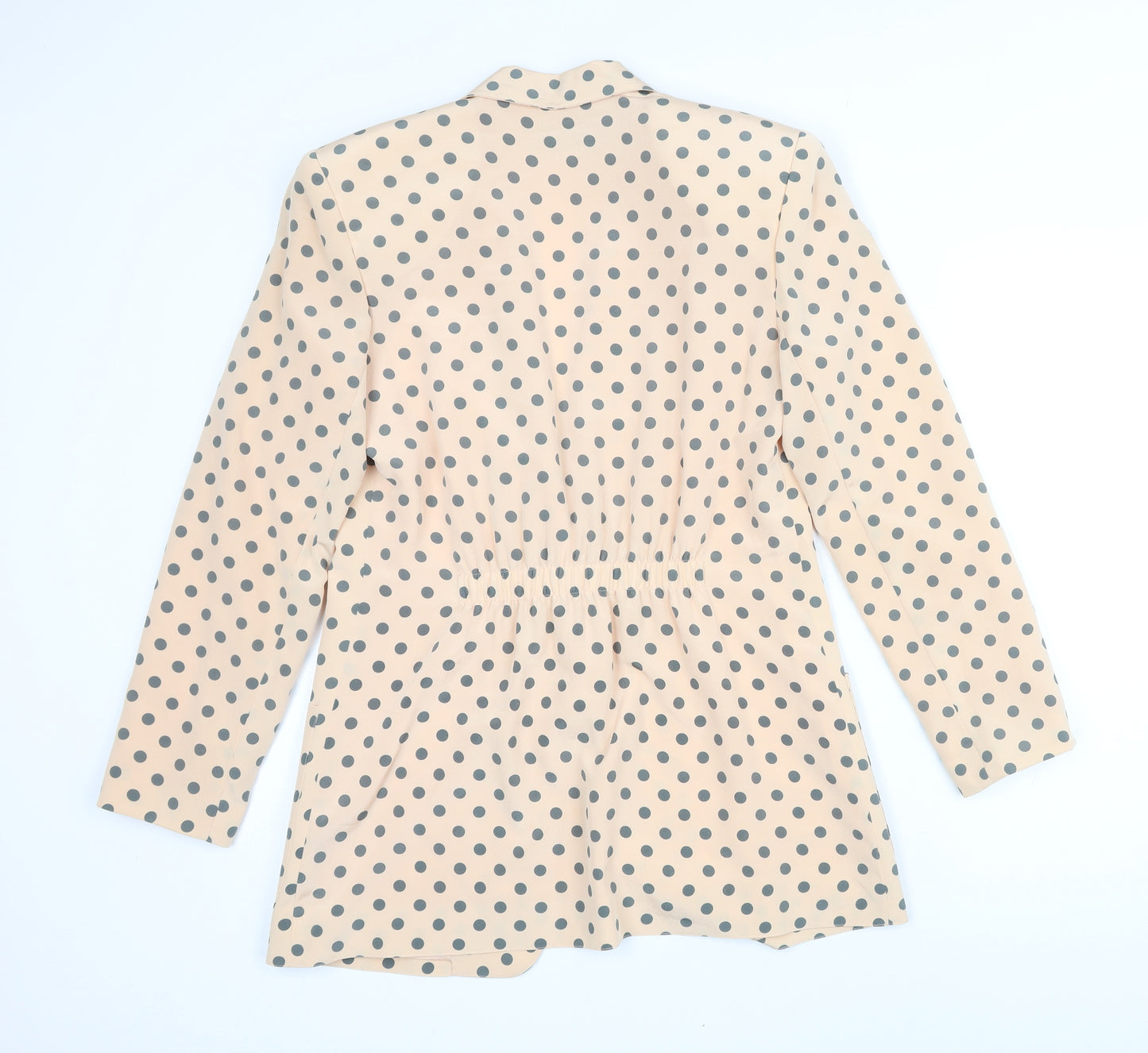 Windsmoor Womens Orange Polka Dot Jacket Blazer Size 10 Button