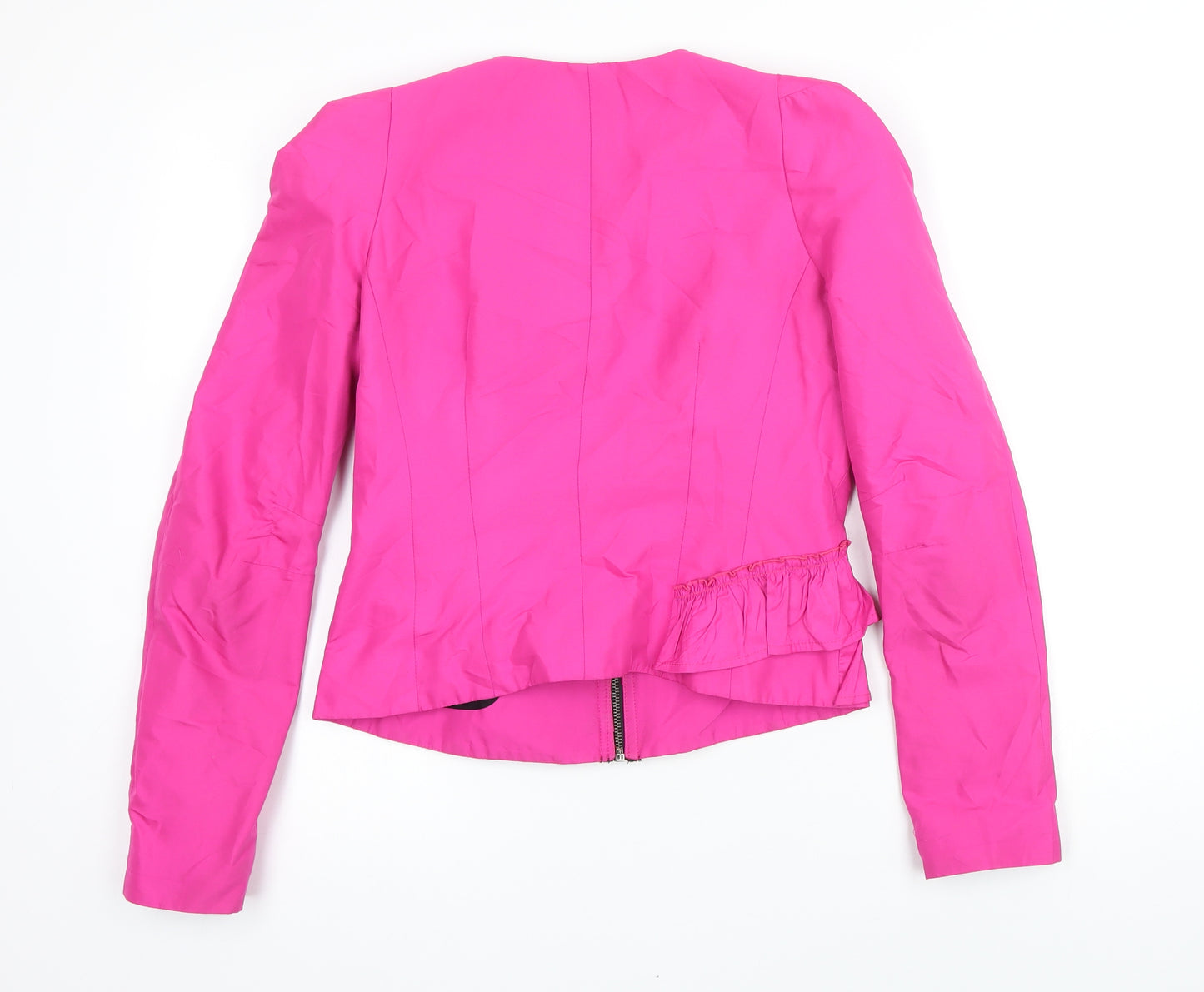 L'art Womens Pink Jacket Blazer Size 8 Zip