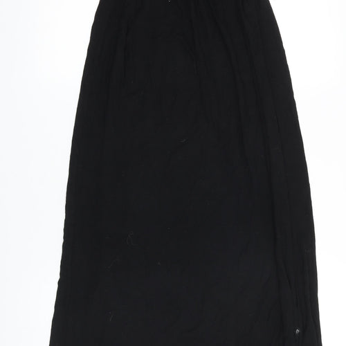 New Look Womens Black Viscose Maxi Size 12 Off the Shoulder