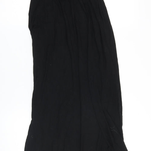 New Look Womens Black Viscose Maxi Size 12 Off the Shoulder