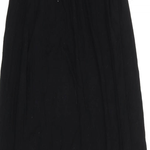 New Look Womens Black Viscose Maxi Size 12 Off the Shoulder