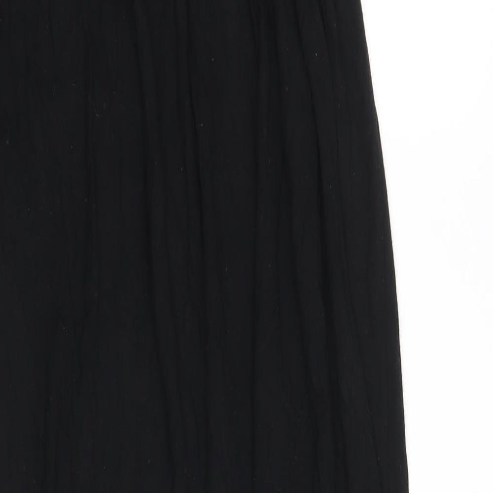 New Look Womens Black Viscose Maxi Size 12 Off the Shoulder