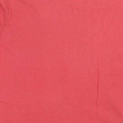 NEXT Mens Red Cotton T-Shirt Size M Round Neck