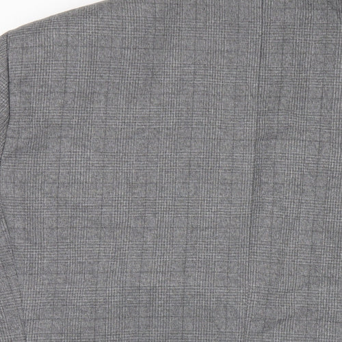 Marks and Spencer Mens Grey Polyester Jacket Blazer Size 44 Regular