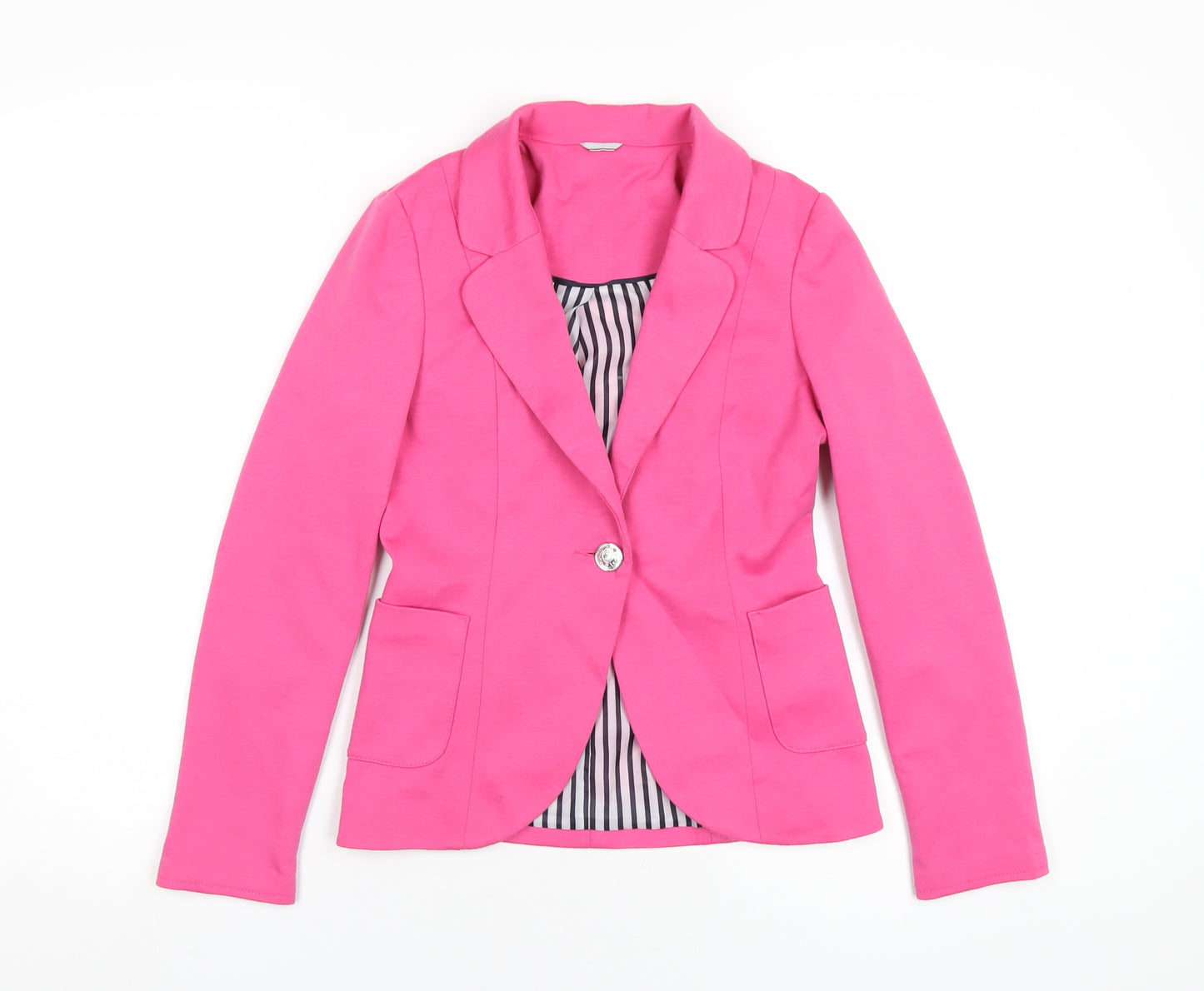 Dunnes Stores Girls Pink Jacket Blazer Size 10-11 Years Button